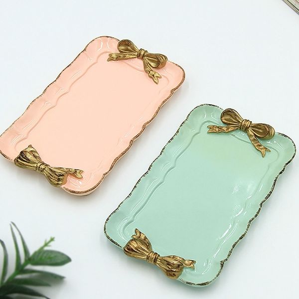 3 pcs bow cake tray storage dessert plate square tray rectangular kitchen storage tray home decoration 20cm x 12cm other home decor 
3 pcs bow cake tray storage dessert plate square tray rectangular kitchen storage tray home decoration 20cm x 12cm other home decor