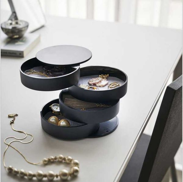 cosmetic bags & cases europe style girl earrings plate jewelry box 360° ring multi-function display multi-layer tray show storage
cosmetic bags & cases europe style girl earrings plate jewelry box 360° ring multi-function display multi-layer tray show storage