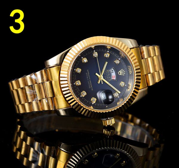 new male clock 40mm men diamond watch luxury mens designer watches day date swiss brand quartz wristwatch gifts orologio di lusso, Slivery;brown
new male clock 40mm men diamond watch luxury mens designer watches day date swiss brand quartz wristwatch gifts orologio di lusso, Slivery;brown
