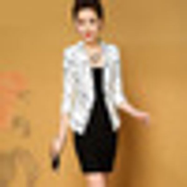geometric printed fahsion women half sleeves work coat turn-down neck single button slim pocket office outwear jacket, Black;brown
geometric printed fahsion women half sleeves work coat turn-down neck single button slim pocket office outwear jacket, Black;brown