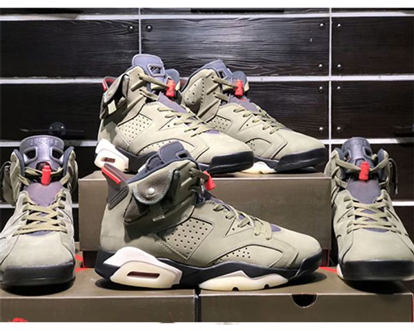2019 new travis scott x 6s cn1084-200 ts 6 vi glow in the dark medium olive noctilucent mens basketball shoes with original box
2019 new travis scott x 6s cn1084-200 ts 6 vi glow in the dark medium olive noctilucent mens basketball shoes with original box