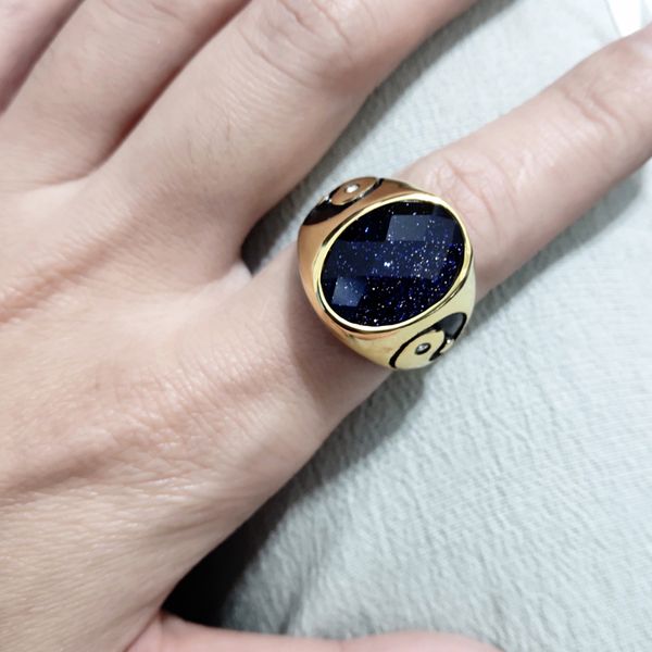 new mens rings vintage stainless steel oval multi faceted blueish galaxy stone cocktail band ring men women fashion jewelry, Golden;silver
new mens rings vintage stainless steel oval multi faceted blueish galaxy stone cocktail band ring men women fashion jewelry, Golden;silver