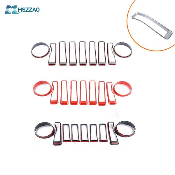 2018-2019 for wrangler jl mesh grille grill insert+headlight turn light cover trim
2018-2019 for wrangler jl mesh grille grill insert+headlight turn light cover trim