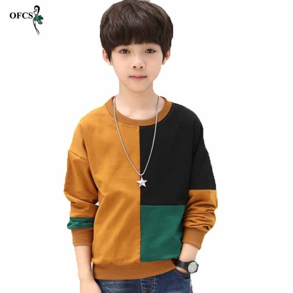 boys sweaters new spring and autumn children's clothing teenagers long sleeve t-shirt patchwork square colors sweaters size5-16t, Blue
boys sweaters new spring and autumn children's clothing teenagers long sleeve t-shirt patchwork square colors sweaters size5-16t, Blue