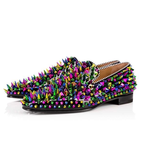 fashion designer mens loafers black red spike patent leather slip on dress wedding flats bottoms shoe for business party size 39-47 lll
fashion designer mens loafers black red spike patent leather slip on dress wedding flats bottoms shoe for business party size 39-47 lll