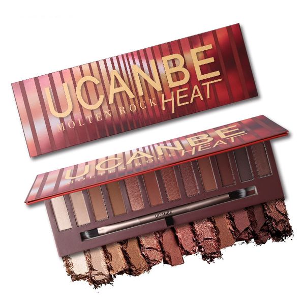 flame eye shadow palette 12 colors pearl matte earth color eyeshadow palette with double-ended brush eyes makeup
flame eye shadow palette 12 colors pearl matte earth color eyeshadow palette with double-ended brush eyes makeup