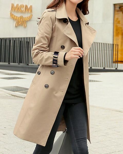 s-6xl 2019 summer women new fashion personalized large size customizatio mid-length lapel double-breasted slim jacket, Tan;black
s-6xl 2019 summer women new fashion personalized large size customizatio mid-length lapel double-breasted slim jacket, Tan;black