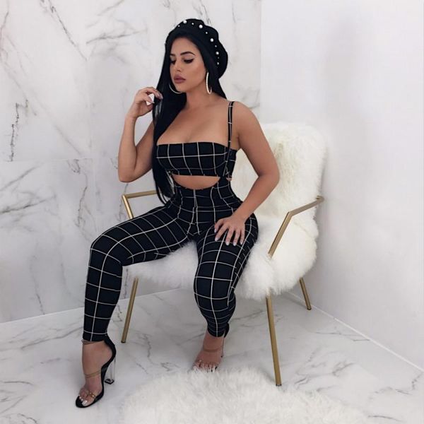 pullover plaid summer outfits for women two piece set and pants matching sets fashion tracksuit bodycon romper convention, Gray
pullover plaid summer outfits for women two piece set and pants matching sets fashion tracksuit bodycon romper convention, Gray