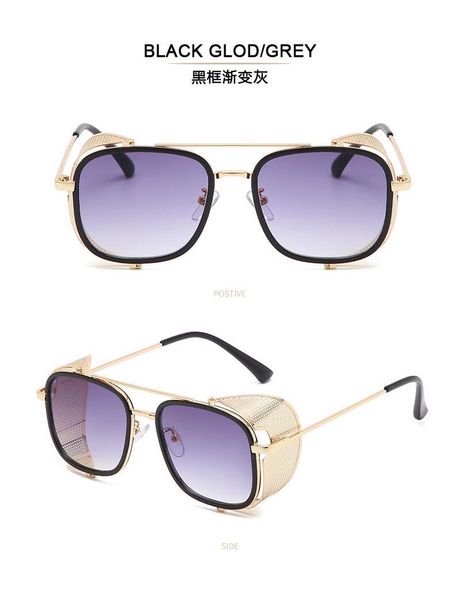 men's sunglasses, women's luxury designer sunglasses, punk metal steam gold frame, sunglasses with box
men's sunglasses, women's luxury designer sunglasses, punk metal steam gold frame, sunglasses with box