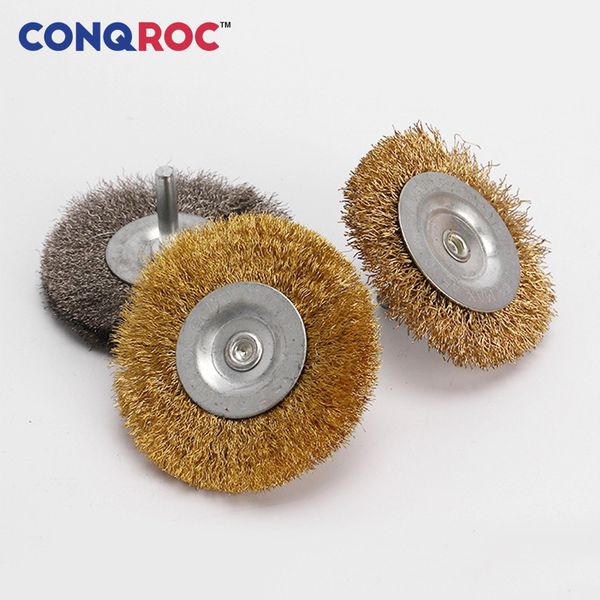 5pcs 3-inch 75mm crimped steel wire brushes 6mm shank straight mandrel wire wheel cleaning metal prior to welding or painting
5pcs 3-inch 75mm crimped steel wire brushes 6mm shank straight mandrel wire wheel cleaning metal prior to welding or painting