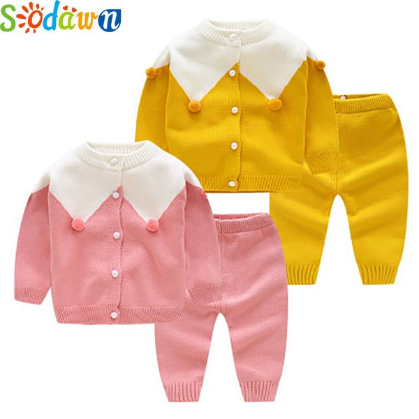 sodawn baby clothes sets new autumn winter solid long sleeve newborn knitted pullover +pants 2pcs cute infant girls sweater, White
sodawn baby clothes sets new autumn winter solid long sleeve newborn knitted pullover +pants 2pcs cute infant girls sweater, White