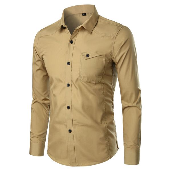 men solid color shirts turndown collar casual shirt long sleeved males slim clothing wear new arrivals, White;black
men solid color shirts turndown collar casual shirt long sleeved males slim clothing wear new arrivals, White;black