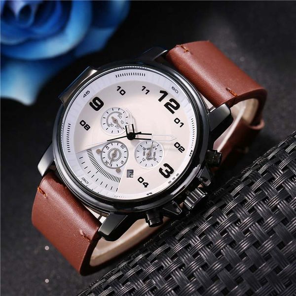 leather strap mens watches fashion quartz calendar life waterproof chronograph round ceramic dial sport business wrist watch wholesale, Slivery;brown
leather strap mens watches fashion quartz calendar life waterproof chronograph round ceramic dial sport business wrist watch wholesale, Slivery;brown