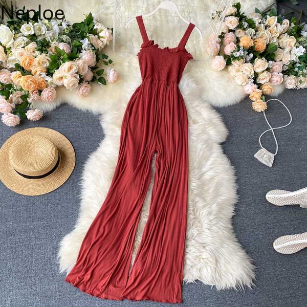 women's jumpsuits & rompers neploe boho sleeveless women 2021 summer stretch slim waist wide leg pans bodysuits solid ruffle beach 1c34, Black;white
women's jumpsuits & rompers neploe boho sleeveless women 2021 summer stretch slim waist wide leg pans bodysuits solid ruffle beach 1c34, Black;white