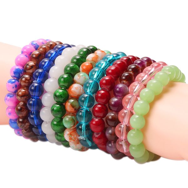 colorful crystal quartz stone stretch bracelet elastic cord jewelry beads lovers woman gift accessories, Golden;silver
colorful crystal quartz stone stretch bracelet elastic cord jewelry beads lovers woman gift accessories, Golden;silver