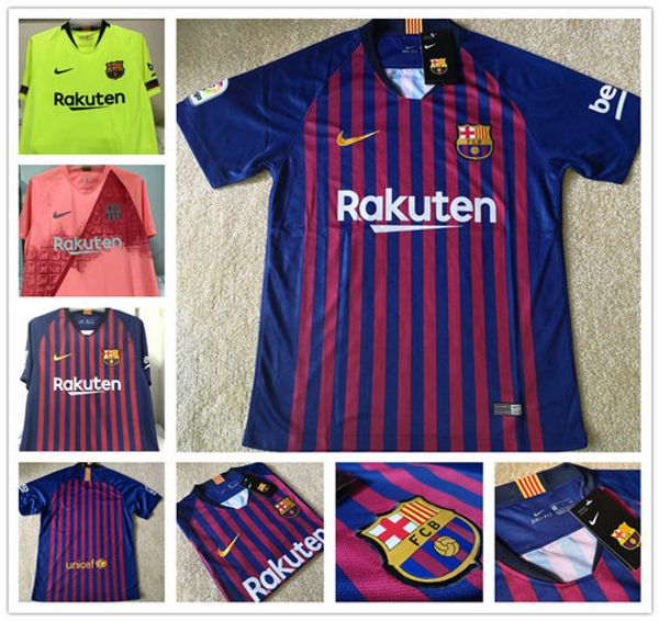 Thailand quality fcb barcelona occer jer ey 10 me i 8 inie ta 9 uarez 26 malcom 11 dembele home away jer ey