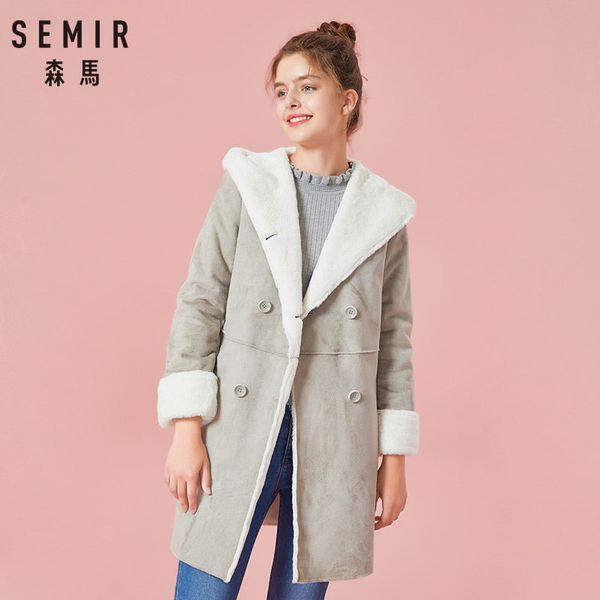 semir womens long sherpa-lined suede coat with hood women's hooded coat double-breasted women fashion stylish winter, Tan;black
semir womens long sherpa-lined suede coat with hood women's hooded coat double-breasted women fashion stylish winter, Tan;black