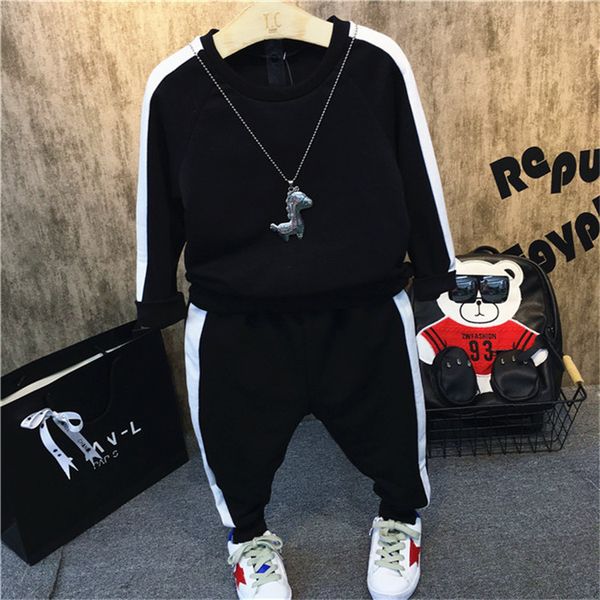 2019 spring autumn baby boy tracksuit clothing 2pcs/set cotton boys sports suit children outfits 2 3 4 5 6 years kids clothes, White
2019 spring autumn baby boy tracksuit clothing 2pcs/set cotton boys sports suit children outfits 2 3 4 5 6 years kids clothes, White