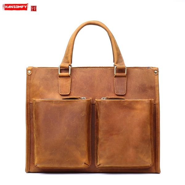 genuine leather handbag men lapbag business large capacity male briefcase crazy horse leather shoulder messenger bag new 14
genuine leather handbag men lapbag business large capacity male briefcase crazy horse leather shoulder messenger bag new 14