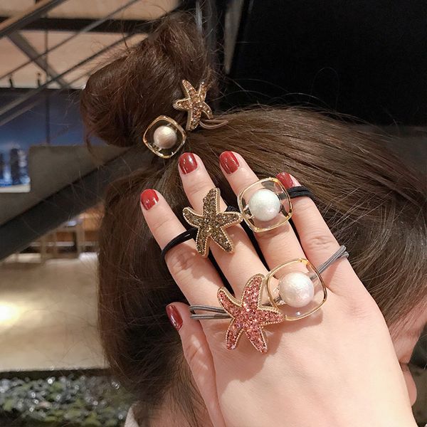 hair rubber bands sweet geometric diamond starfish hair rope head rope bracelet female 2020 new style head tie rubber band gift, Pink
hair rubber bands sweet geometric diamond starfish hair rope head rope bracelet female 2020 new style head tie rubber band gift, Pink