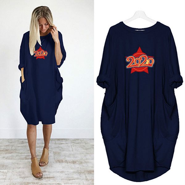 letter 2020 womens designer dress fashion pattern dresses casual womens clothes with pockets girls summer new 6 styles quality, Black;gray
letter 2020 womens designer dress fashion pattern dresses casual womens clothes with pockets girls summer new 6 styles quality, Black;gray