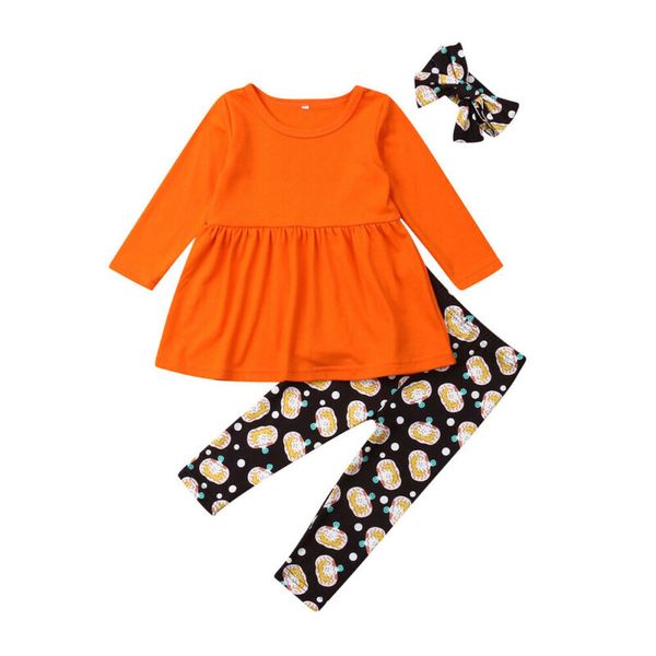 3PCS Baby Girls Halloween Outfits Long Sleeve Tops T-shirt+Pumpkin Pants Tousers+Headband Toddler Autumn Clothes Tracksuit 0-5T
3PCS Baby Girls Halloween Outfits Long Sleeve Tops T-shirt+Pumpkin Pants Tousers+Headband Toddler Autumn Clothes Tracksuit 0-5T