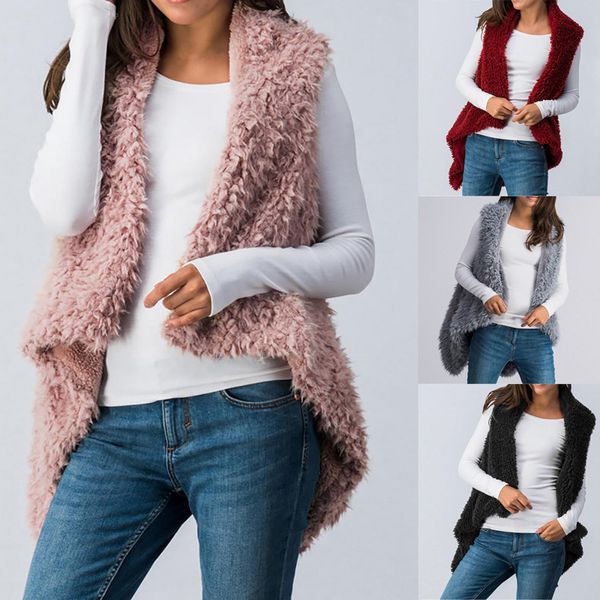 autumn women sleeveless plush vest irregular plush vest winter outdoor wearing solid color js24, Black;white
autumn women sleeveless plush vest irregular plush vest winter outdoor wearing solid color js24, Black;white