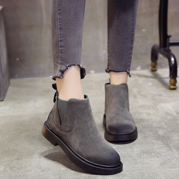 slip on black ankle boots for women flat low heel winter female shoes size 35-40 solid botas mujer hjm89 mx200508
slip on black ankle boots for women flat low heel winter female shoes size 35-40 solid botas mujer hjm89 mx200508