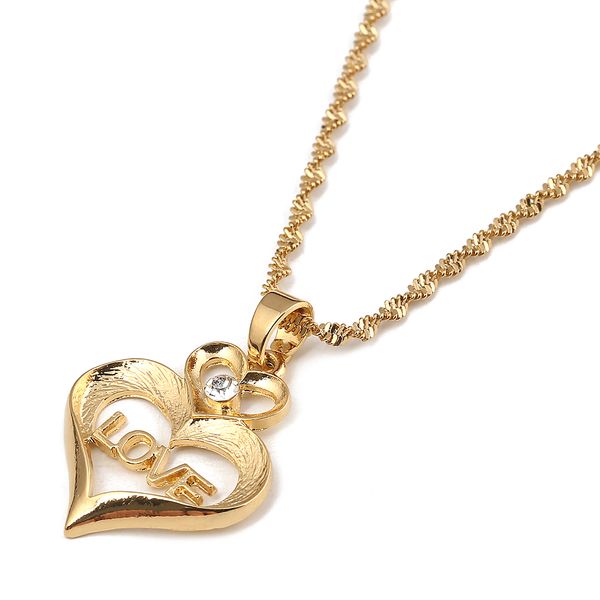 fashion crystal love heart pendant necklace with copper chain letter jewelry gift, Silver
fashion crystal love heart pendant necklace with copper chain letter jewelry gift, Silver
