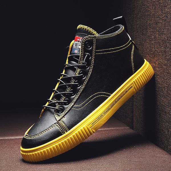 mens shoe new high-men's shoes autumn korean casual tide shoes street personality slip-on skateboard 20191128, Black
mens shoe new high-men's shoes autumn korean casual tide shoes street personality slip-on skateboard 20191128, Black