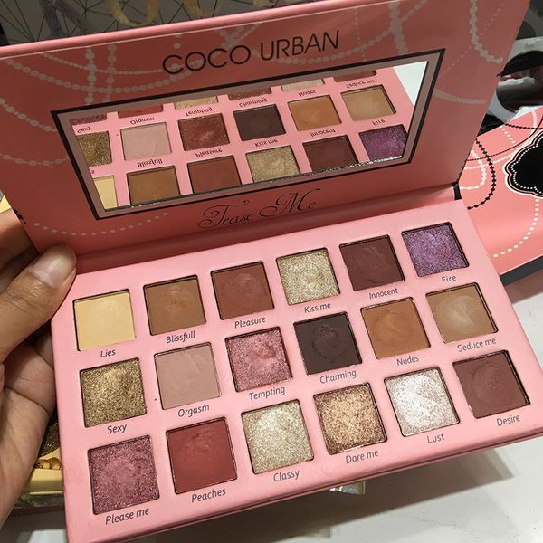 coco urban tease me 18 color shimmering matte land color red eyeshadow palette tease me eye shadow
coco urban tease me 18 color shimmering matte land color red eyeshadow palette tease me eye shadow