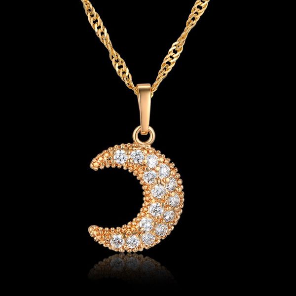 pendant necklaces gold color moon party women's necklace fashion female choker jewelry simple ladies gifts, Silver
pendant necklaces gold color moon party women's necklace fashion female choker jewelry simple ladies gifts, Silver