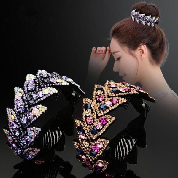 other mother's day gift pan hairball ball rhinestone headdress hair clip wild lady fresh accessories, Golden;white
other mother's day gift pan hairball ball rhinestone headdress hair clip wild lady fresh accessories, Golden;white