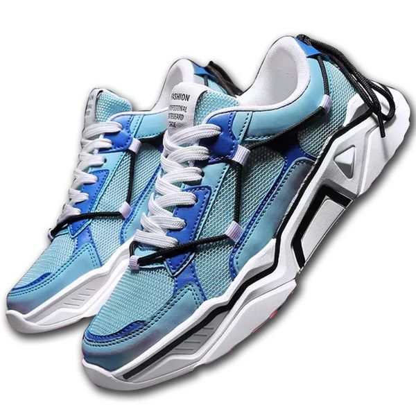 men clunky sneakers youth trendy summer men mesh breathable shoes thick sole hight increase shoes, Black
men clunky sneakers youth trendy summer men mesh breathable shoes thick sole hight increase shoes, Black
