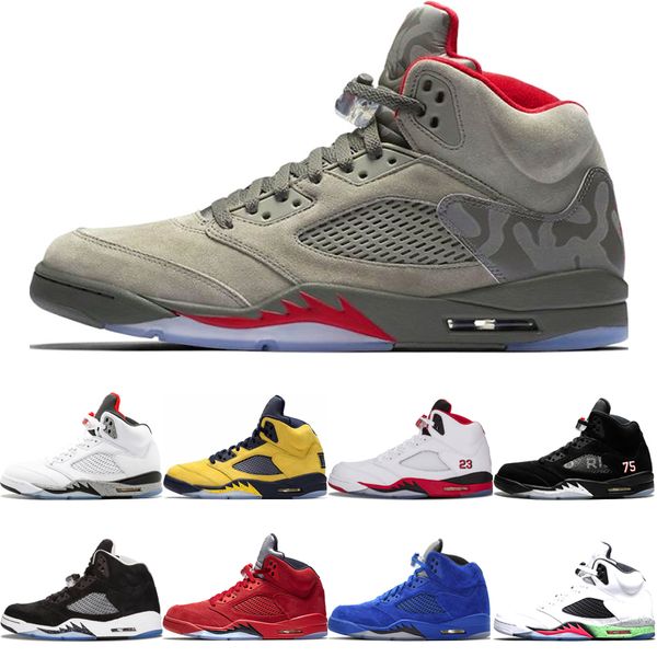 2019 new 5s camo jumpman basketball shoes sup michigan inspire fire red psg black blue suede oreo mens sport sneaker trainers
2019 new 5s camo jumpman basketball shoes sup michigan inspire fire red psg black blue suede oreo mens sport sneaker trainers