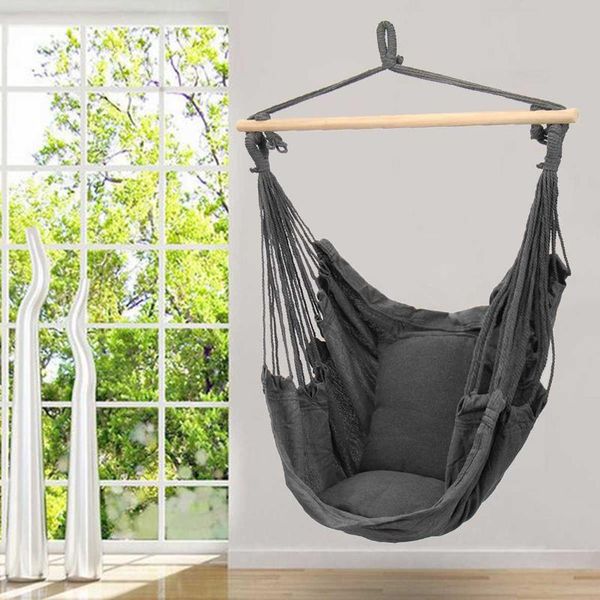130x100cm hanging hammock chair swinging garden outdoor soft cushions seat 220kg dormitory bedroom hanging chair
130x100cm hanging hammock chair swinging garden outdoor soft cushions seat 220kg dormitory bedroom hanging chair