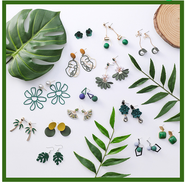 personality joker green mori earrings temperament long earrings retro cool tassel female, Silver
personality joker green mori earrings temperament long earrings retro cool tassel female, Silver