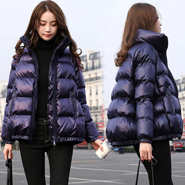 bright colors winter jacket women parka warm thick solid short style down jacket padded parkas coat loose stand collar outwear, Black
bright colors winter jacket women parka warm thick solid short style down jacket padded parkas coat loose stand collar outwear, Black