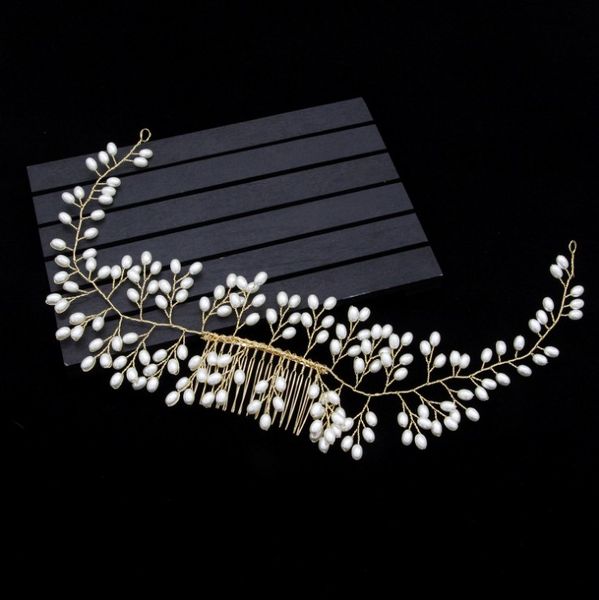 elegance hair comb handmade crystal hairpins women pearl jewelry hairwear white bridal headpiece wedding prom accessories, Golden;white
elegance hair comb handmade crystal hairpins women pearl jewelry hairwear white bridal headpiece wedding prom accessories, Golden;white