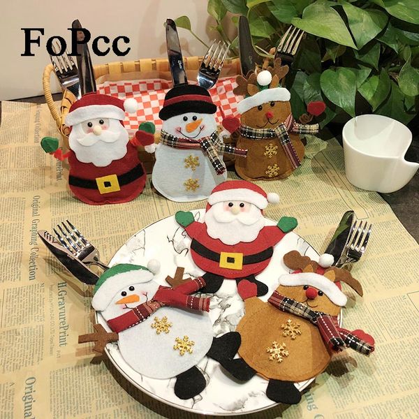 3pc navidad 2018 christmas decorations for home table dinner decor cute cutlery suit knife folk bag holder pockets xmas new year
3pc navidad 2018 christmas decorations for home table dinner decor cute cutlery suit knife folk bag holder pockets xmas new year