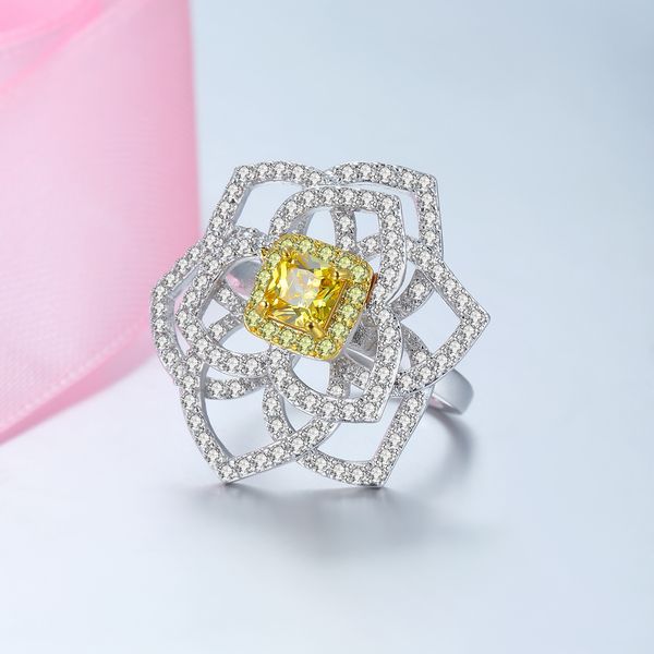 fashion big rose flower rings for women luxury yellow crystal zircon women rings hyperbole party jewelry size 6-9 bijoux femme, Silver
fashion big rose flower rings for women luxury yellow crystal zircon women rings hyperbole party jewelry size 6-9 bijoux femme, Silver