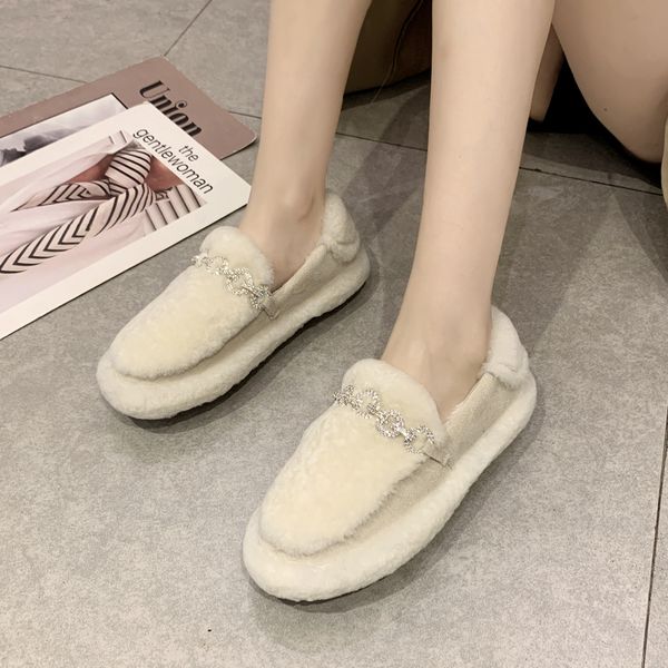 2020 winter ladies furry new joker comfort home shoes round toe simple solid color women flat loafers w36-52, Black
2020 winter ladies furry new joker comfort home shoes round toe simple solid color women flat loafers w36-52, Black