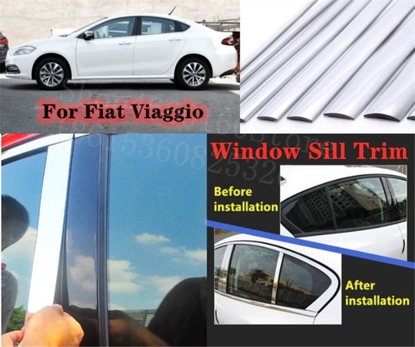 puou high-quality car full window pillar trim cover stainless steel chrome decoration for viaggio car styling
puou high-quality car full window pillar trim cover stainless steel chrome decoration for viaggio car styling