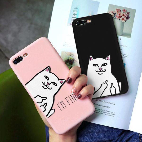 cat middle finger case for iphone 6 6s 7 8 plus xr xs max x 5 5s se cover phone case for iphone 11 pro max soft tpu candy color
cat middle finger case for iphone 6 6s 7 8 plus xr xs max x 5 5s se cover phone case for iphone 11 pro max soft tpu candy color