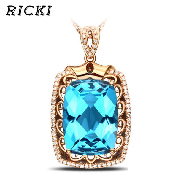 mystic vintage sea blue zircon pendant necklace for women large crystal stone rose gold color necklace chain wedding jewelry, Silver
mystic vintage sea blue zircon pendant necklace for women large crystal stone rose gold color necklace chain wedding jewelry, Silver