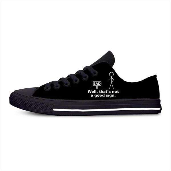 well that's not a good sign cool popular casual shoes fashion unique breathable lightweight sneakers 3d print for men women, Black
well that's not a good sign cool popular casual shoes fashion unique breathable lightweight sneakers 3d print for men women, Black