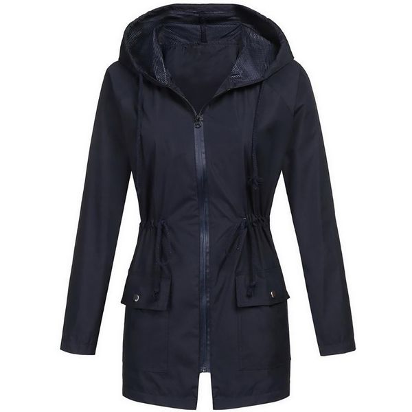 womens coat solid rain jacket outdoor plus size waterproof hooded raincoat windproof clothes autumn winter 2019 menteau femme, Blue;black
womens coat solid rain jacket outdoor plus size waterproof hooded raincoat windproof clothes autumn winter 2019 menteau femme, Blue;black