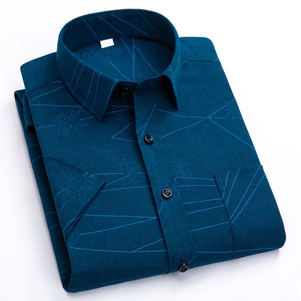 men's short sleeve shirt fashion striped plaid print slim left pocket light color dark dress summer social workwear turndown xxl, White;black
men's short sleeve shirt fashion striped plaid print slim left pocket light color dark dress summer social workwear turndown xxl, White;black