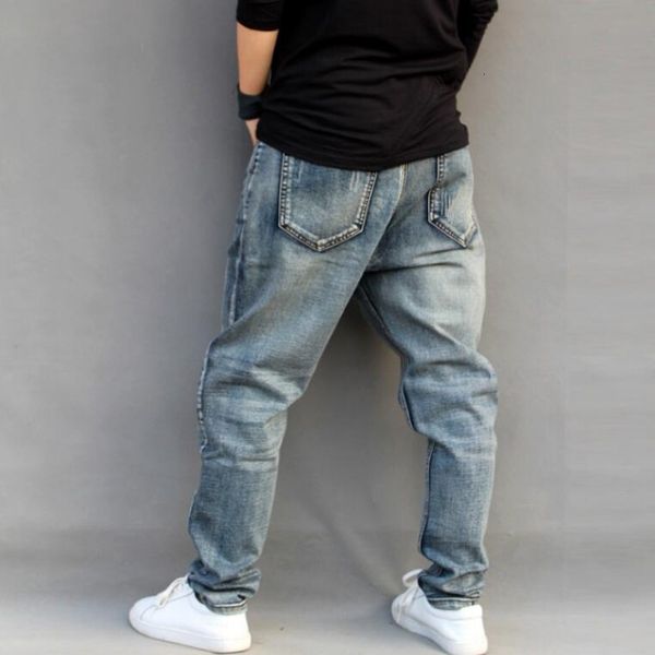 men mens ripped jeans loose fit vintage retro distressed harem jeans homme tapered denim pants pencil, Blue
men mens ripped jeans loose fit vintage retro distressed harem jeans homme tapered denim pants pencil, Blue