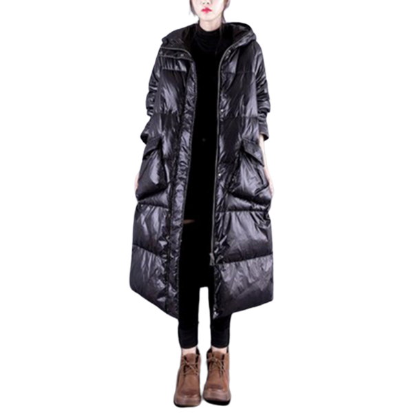 black glossy jacket coat winter warm down parka jacket woman white duck down coats winter loose overcoat womens hooded coat
black glossy jacket coat winter warm down parka jacket woman white duck down coats winter loose overcoat womens hooded coat